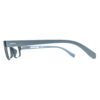 Black with Grey - Rectangle Pre-Teen Eyeglasses - Matte Finish - code 1166 - Image 2