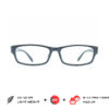 Black with Grey - Rectangle Pre-Teen Eyeglasses - Matte Finish - code 1166